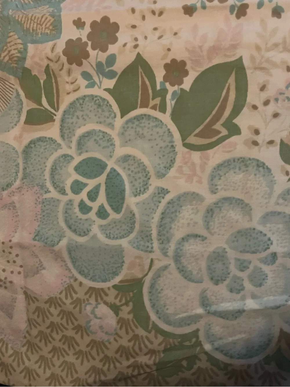 Perfection Floral standard  Vintage LinenI pillow case